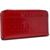 image:imageKARL LAGERFELD Paris Womens Maybelle Solid Zip WalletMetallic Red