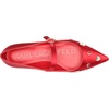 image:imageKARL LAGERFELD Paris Womens Veyda Mary Jane FlatsClassic Red