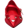 image:imageKARL LAGERFELD Paris Womens Veyda Mary Jane FlatsClassic Red