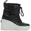 image:imageKARL LAGERFELD Womens Berdina Wedge Slip onBlack