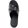 image:imageKARL LAGERFELD Womens Caleigh Platform Wedge Sandal With PinsBlack