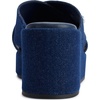 image:imageKARL LAGERFELD Womens Caleigh Platform Wedge Sandal With PinsDark Denim