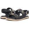 image:imageKARL LAGERFELD Womens Charlay Double Strap Sandal With Pin EmbellishmentsBlack
