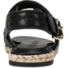 image:imageKARL LAGERFELD Womens Charlay Double Strap Sandal With Pin EmbellishmentsBlackBlack