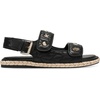 image:imageKARL LAGERFELD Womens Charlay Double Strap Sandal With Pin EmbellishmentsBlackBlack