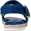 image:imageKARL LAGERFELD Womens Charlay Double Strap Sandal With Pin EmbellishmentsBlue
