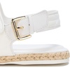 image:imageKARL LAGERFELD Womens Charlay Double Strap Sandal With Pin EmbellishmentsBright White