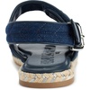 image:imageKARL LAGERFELD Womens Charlay Double Strap Sandal With Pin EmbellishmentsDark Denim