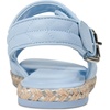 image:imageKARL LAGERFELD Womens Charlay Double Strap Sandal With Pin EmbellishmentsLight Blue