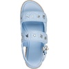 image:imageKARL LAGERFELD Womens Charlay Double Strap Sandal With Pin EmbellishmentsLight Blue