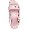 image:imageKARL LAGERFELD Womens Charlay Double Strap Sandal With Pin EmbellishmentsLight Blush