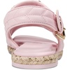 image:imageKARL LAGERFELD Womens Charlay Double Strap Sandal With Pin EmbellishmentsLight Blush