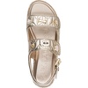 image:imageKARL LAGERFELD Womens Charlay Double Strap Sandal With Pin EmbellishmentsWhite Gold