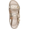 image:imageKARL LAGERFELD Womens Charlay Double Strap Sandal With Pin EmbellishmentsWhiteGold