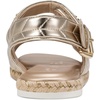 image:imageKARL LAGERFELD Womens Charlay Double Strap Sandal With Pin EmbellishmentsWhiteGold