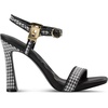 image:imageKARL LAGERFELD Womens Cybil Evening Ankle Strap Dress HeelBlackWhite