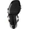 image:imageKARL LAGERFELD Womens Cybil Evening Ankle Strap Dress HeelBlackWhite