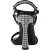 image:imageKARL LAGERFELD Womens Cybil Evening Ankle Strap Dress HeelBlackWhite