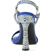 image:imageKARL LAGERFELD Womens Cybil Evening Ankle Strap Dress HeelBlue Multi