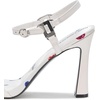 image:imageKARL LAGERFELD Womens Cybil Evening Ankle Strap Dress HeelBright White