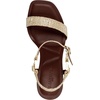 image:imageKARL LAGERFELD Womens Cybil Evening Ankle Strap Dress HeelNatural