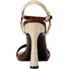 image:imageKARL LAGERFELD Womens Cybil Evening Ankle Strap Dress HeelNatural