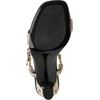 image:imageKARL LAGERFELD Womens Cybil Evening Ankle Strap Dress HeelNaturalBlack