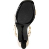 image:imageKARL LAGERFELD Womens Cybil Evening Ankle Strap Dress HeelNaturalBright White