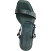image:imageKARL LAGERFELD Womens Cybil Evening Ankle Strap Dress HeelTextured Forest Green