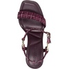 image:imageKARL LAGERFELD Womens Cybil Evening Ankle Strap Dress HeelWine