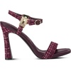 image:imageKARL LAGERFELD Womens Cybil Evening Ankle Strap Dress HeelWine
