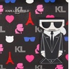 image:imageKARL LAGERFELD Womens Maybelle Cosmetic BagBlackPink Multi