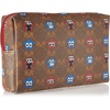 image:imageKARL LAGERFELD Womens Maybelle Cosmetic BagBrownKhakiBlack Multi