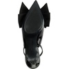 image:imageKARL LAGERFELD Womens Sharla Pointed Toe Slingback Pump With Oversized BowBlack