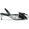 image:imageKARL LAGERFELD Womens Sharla Pointed Toe Slingback Pump With Oversized BowWhiteBlack