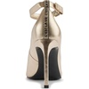 image:imageKARL LAGERFELD Womens Sury Evening Pointed Toe Ankle Strap PumpWhite Gold