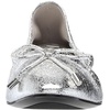 image:imageKARL LAGERFELD Womens Velma Ballet FlatsSilver