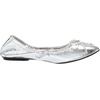 image:imageKARL LAGERFELD Womens Velma Ballet FlatsSilver