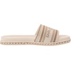 image:imageKarl Lagerfeld Paris womens Bijou Fashion Slide SandalEcru Multi