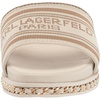 image:imageKarl Lagerfeld Paris womens Bijou Fashion Slide SandalEcru Multi