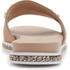 image:imageKarl Lagerfeld Paris womens Bijou Fashion Slide SandalLatte