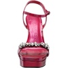 image:imageKarl Lagerfeld Paris womens Jala Ankle Strap Dress SandalFuschia