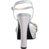 image:imageKarl Lagerfeld Paris womens Jala Ankle Strap Dress SandalIrridescent