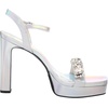 image:imageKarl Lagerfeld Paris womens Jala Ankle Strap Dress SandalIrridescent
