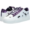 image:imageKarl Lagerfeld Womens Cate Pins Lace Up SneakerBright WhiteDeep Plum