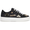 image:imageKarl Lagerfeld Womens Cate Pins Lace Up SneakerLight Black