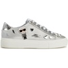 image:imageKarl Lagerfeld Womens Cate Pins Lace Up SneakerSilver