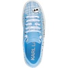 image:imageKarl Lagerfeld Womens Cate Pins Tweed Lace up SneakerBaltic Blue