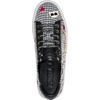 image:imageKarl Lagerfeld Womens Cate Pins Tweed Lace up SneakerDark BlackWhite