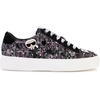 image:imageKarl Lagerfeld Womens Cate Pins Tweed Lace up SneakerMultiBlack